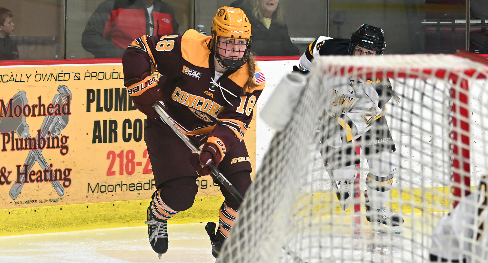 Taylyn Cope led the Cobbers in shots on goal for the second straight game against #1 UW-River Falls. She finished with seven shots in the series.