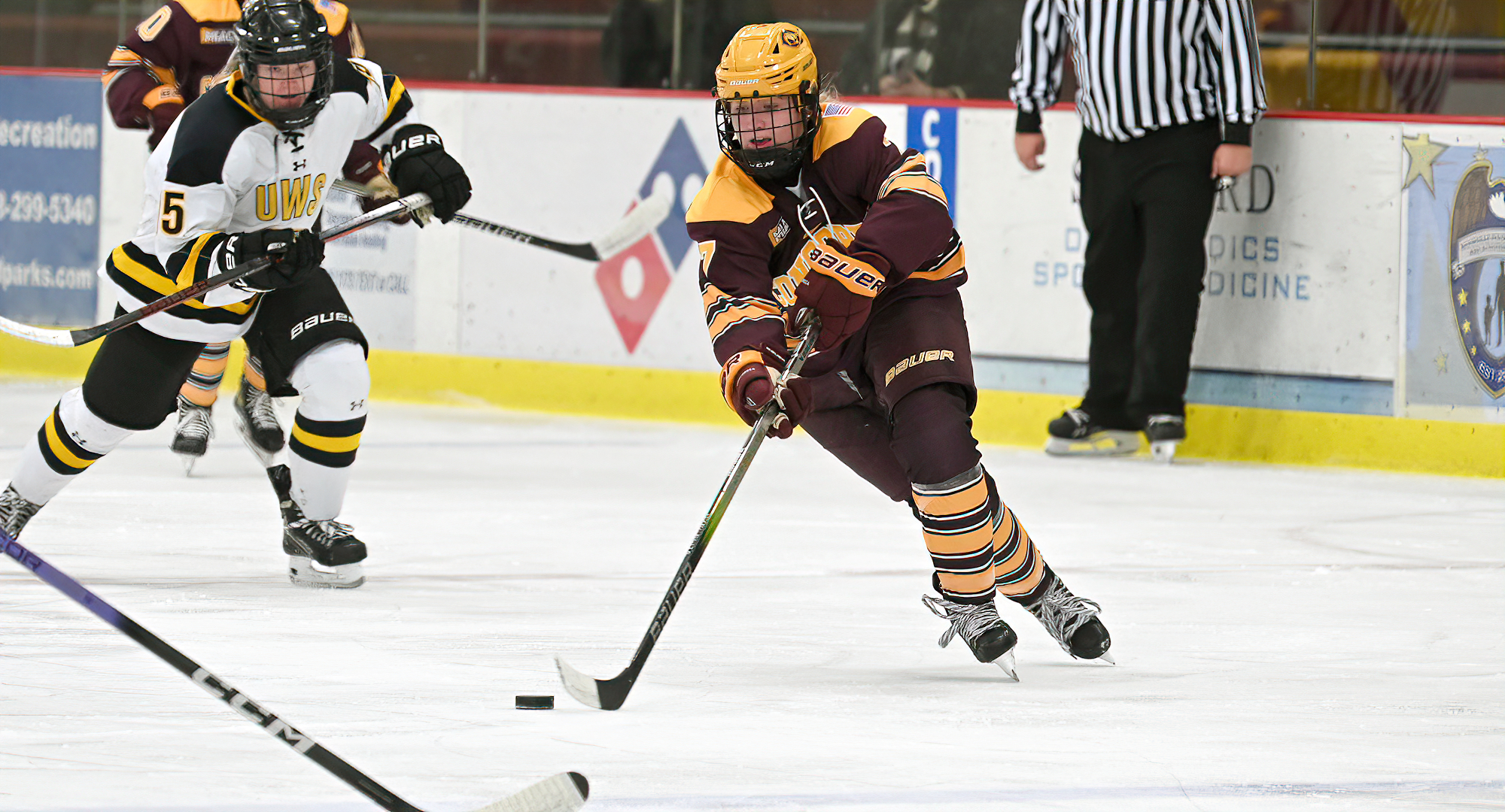 Sophomore Abbey Reule scored the Cobbers' lone goal in their series opener at UW-Superior. It was her third goal in the last two games.