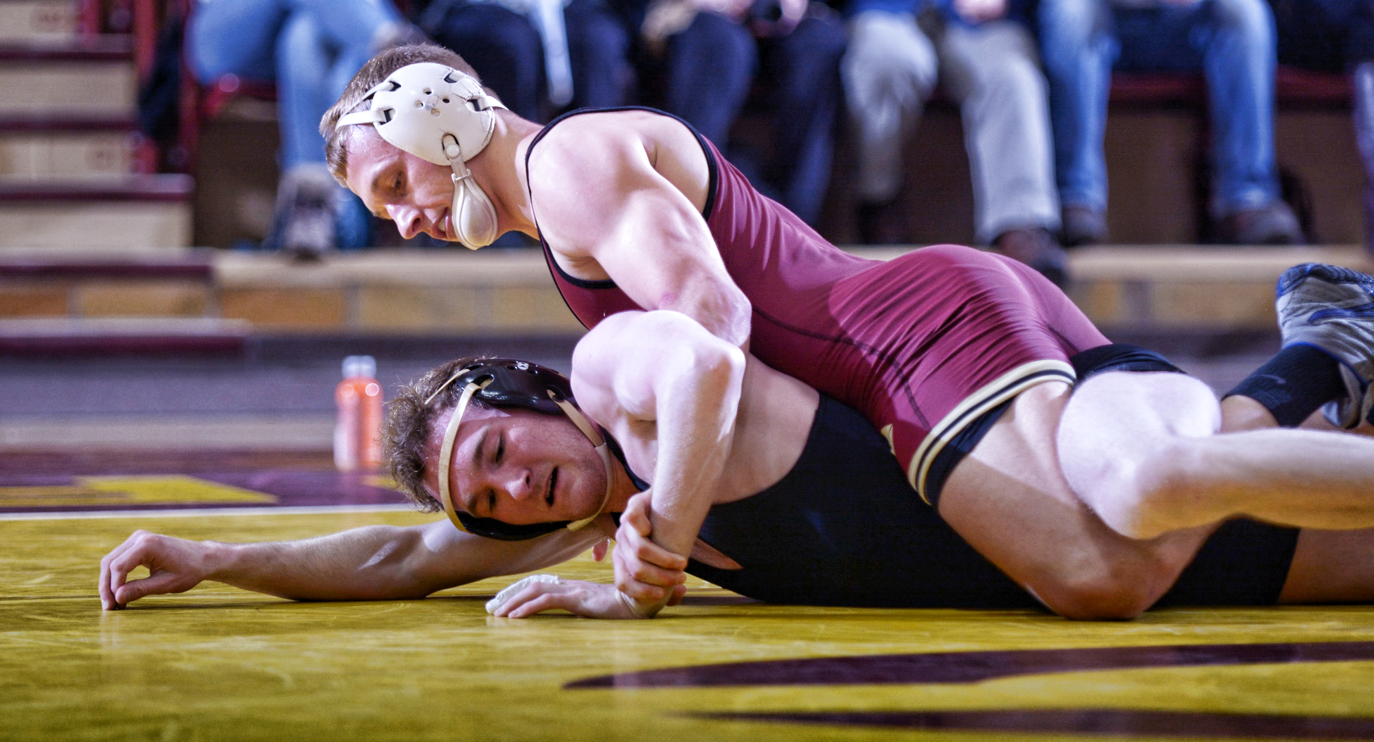Junior Travis Deegan had one of the four wins for the Cobbers in their season-opening dual meet at Northern State.