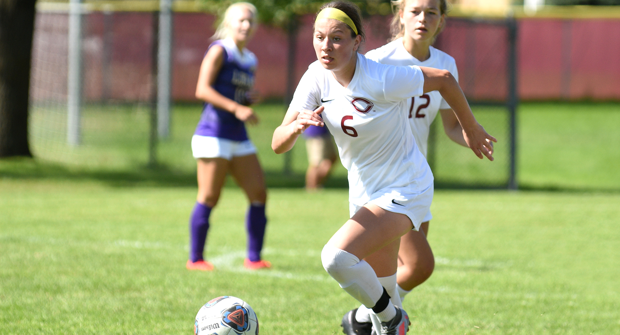 Junior Samantha Holmberg scored her second goal of the season in the Cobbers' 6-0 win over Minn.-Morris.