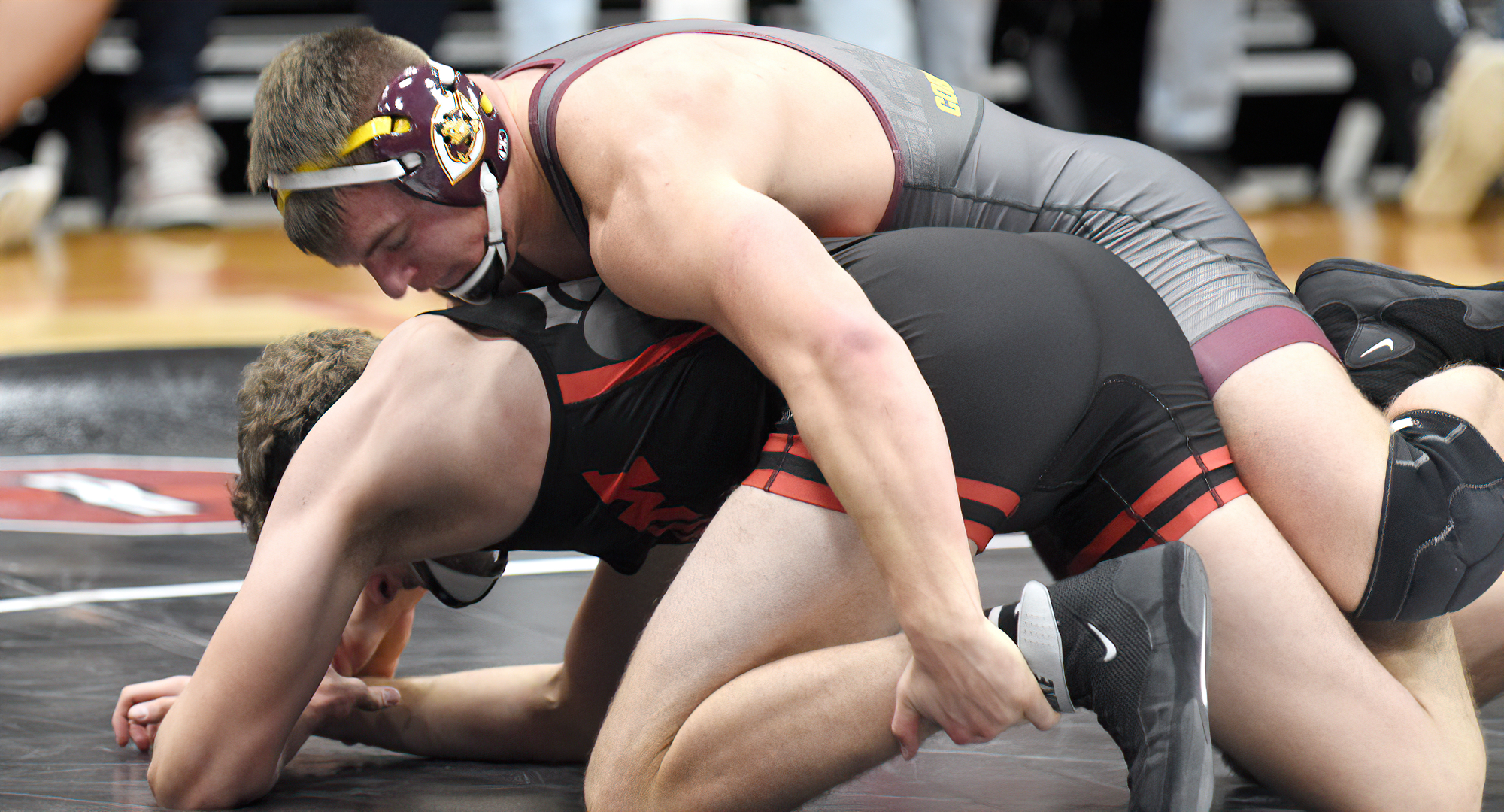 Senior Connor Chloupek moved up to 197 for the 2024-25 season and won the weight-class title at the season-opening UWSP Pointer Open.