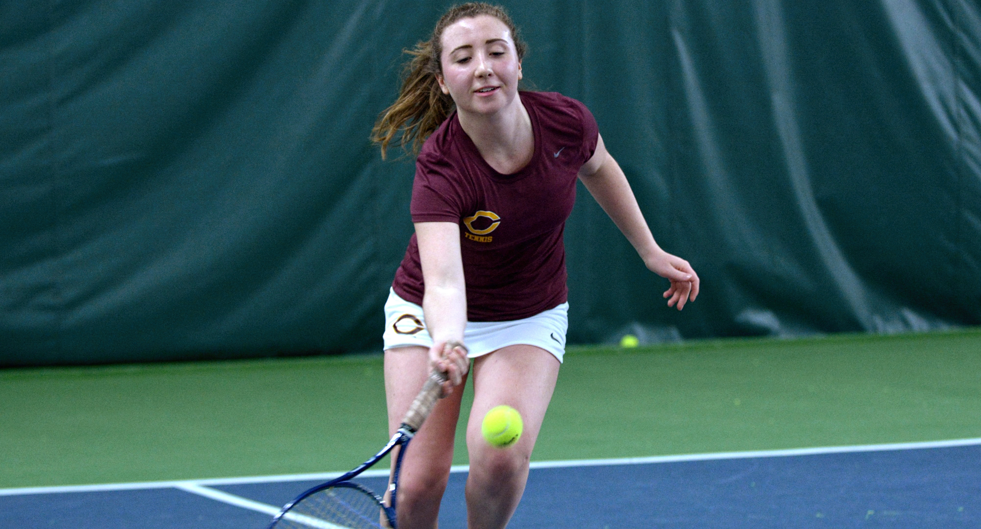Freshman Talia Dalzell won her first collegiate singles match as she posted a 6-4, 5-7, 11-9 win in the Cobbers' match with Division II Bemidji State.