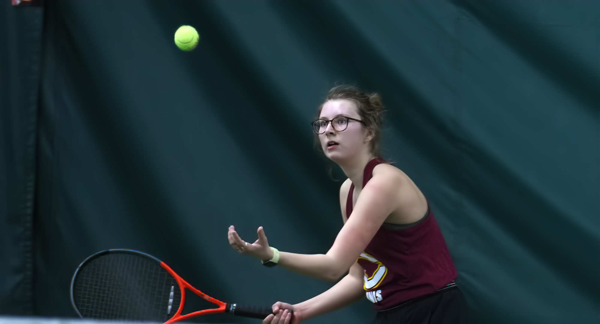 Sophomore Anna Hacker won both her doubles and singles matches to help the Cobbers record a 6-3 win over Wartburg in Florida.