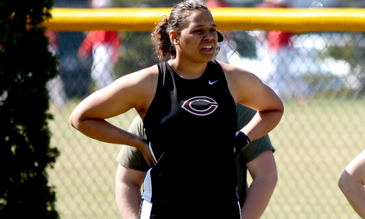 Senior Ashley Thompson recorded the first event win of her collegiate career as she unleashed a personal best distance in the shot put at the Ole Open.
