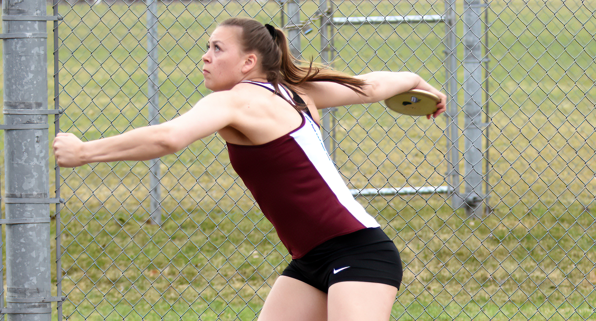 Cayle Hovland won the discus at the Ole Open with a PR mark of 146-04 which is the 12th best in DIII this year and the fifth farthest in school history.