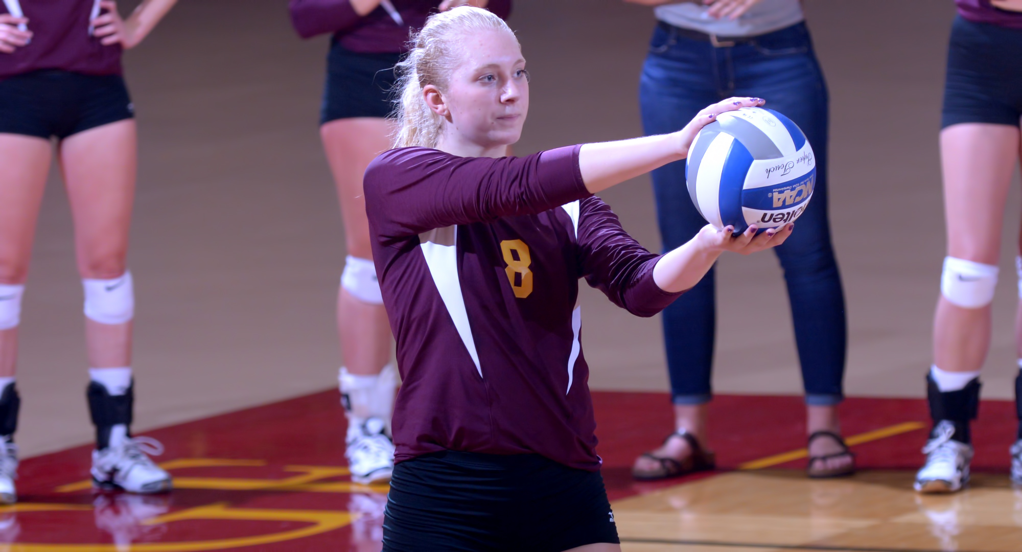 Sophomore Brianna Carney was named to the All-Tournament Team after leading the Cobbers at the season-opening Northwestern Invite.