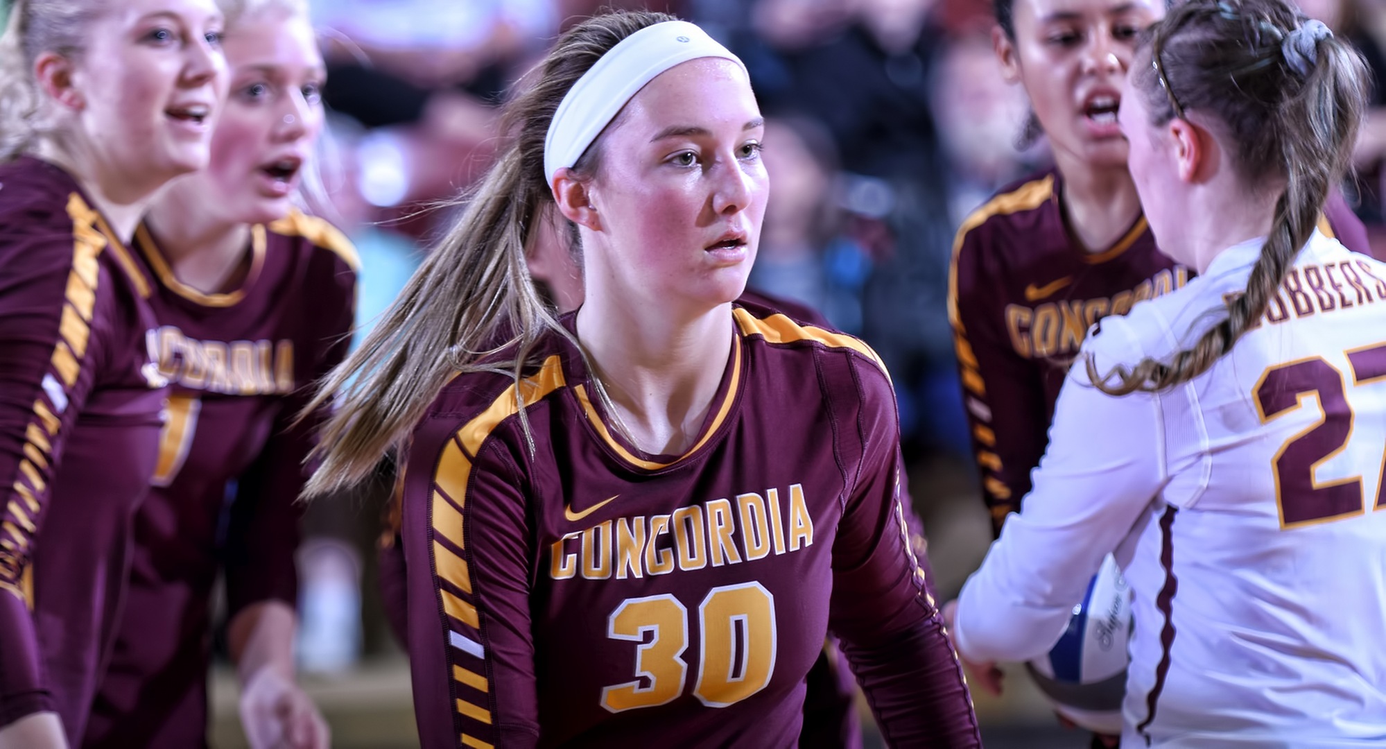 Gabby DeBoer led Concordia in kills and also had 12 digs in the Cobbers' match at St. Olaf.