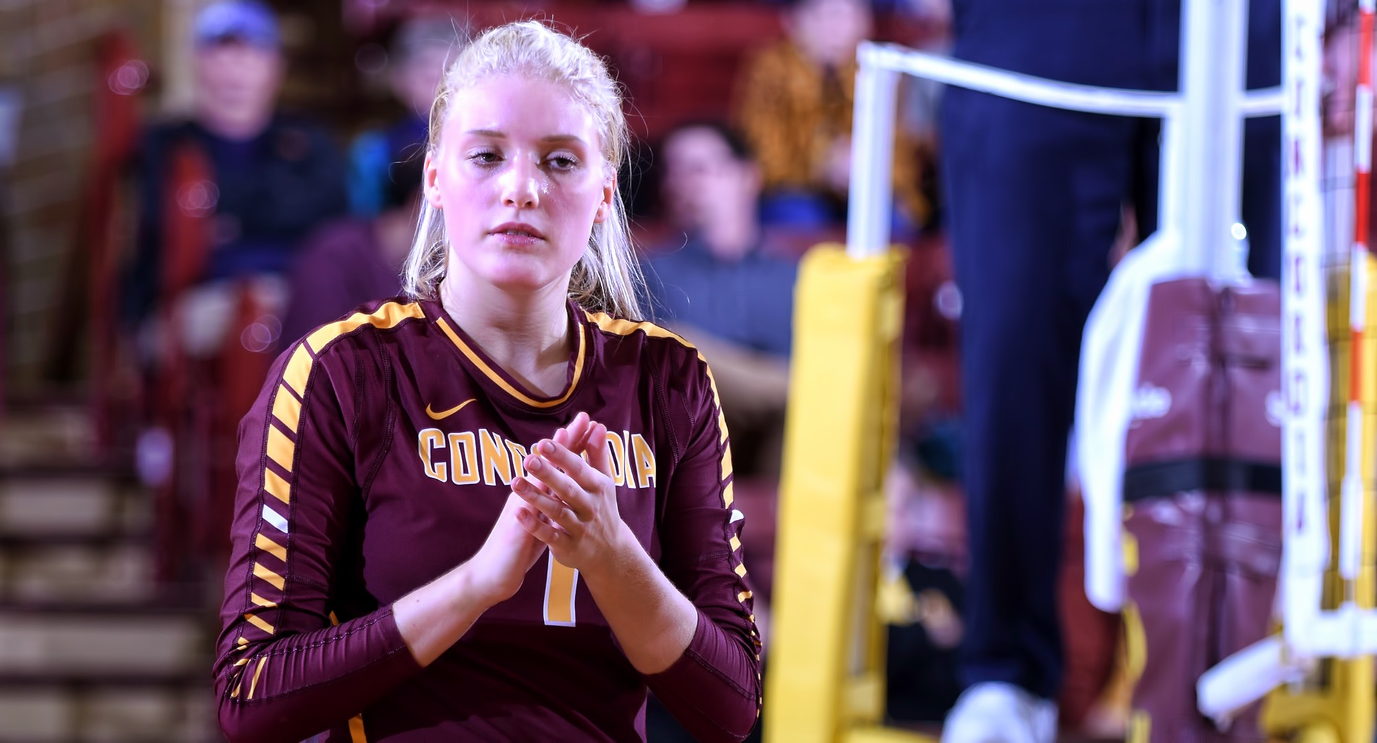 Bailey Gronner had a career-high 13 kills in the Cobbers' match at St. Mary's.