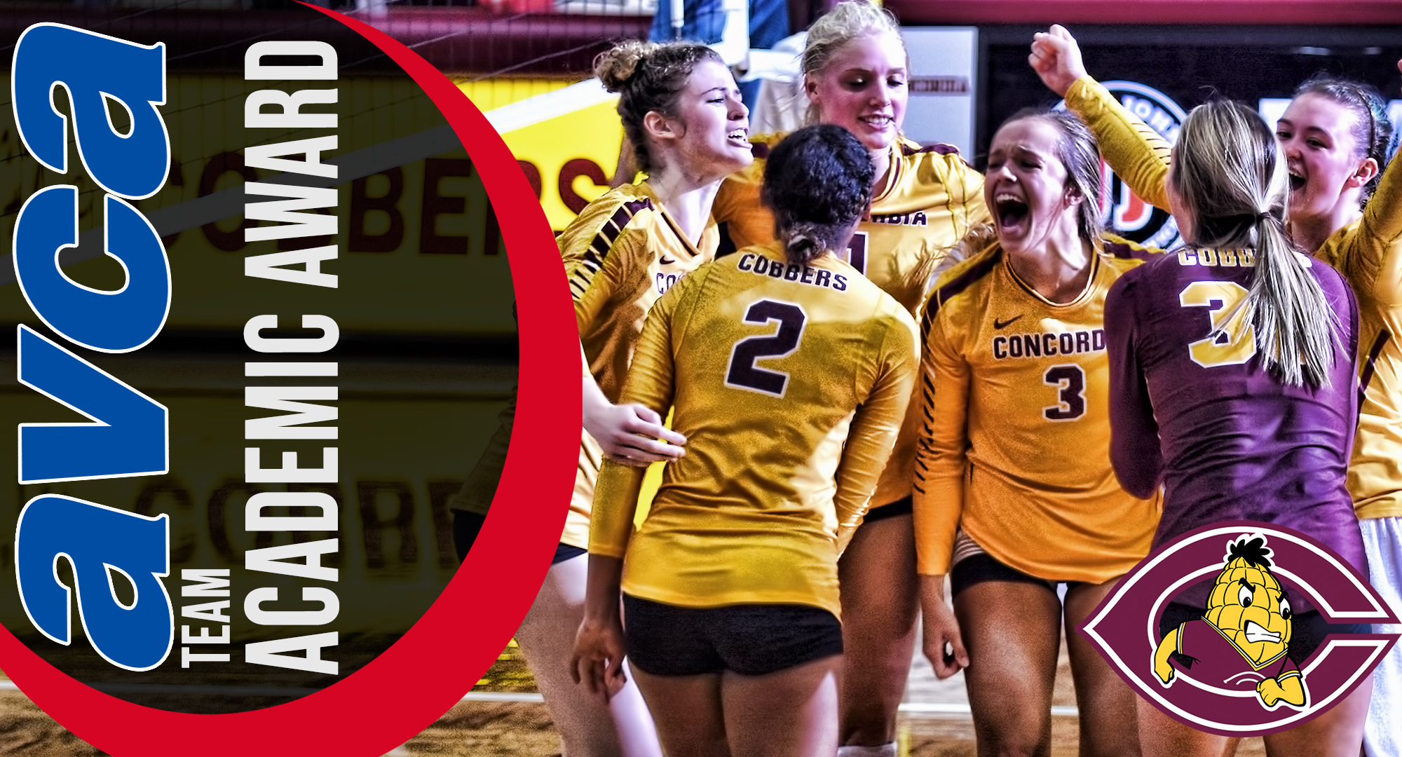 Concordia earned USMC/AVCA Team Academic honors for the first time in program history.