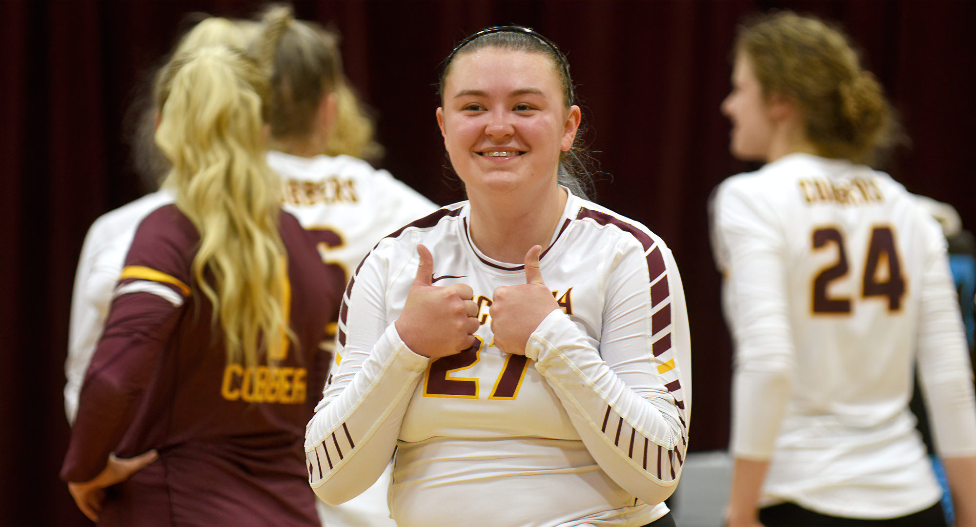 Senior Casey Coste was honored earlier in the year and helped the Cobbers post a decisive 3-1 win over St. Ben's in the final match of the year.