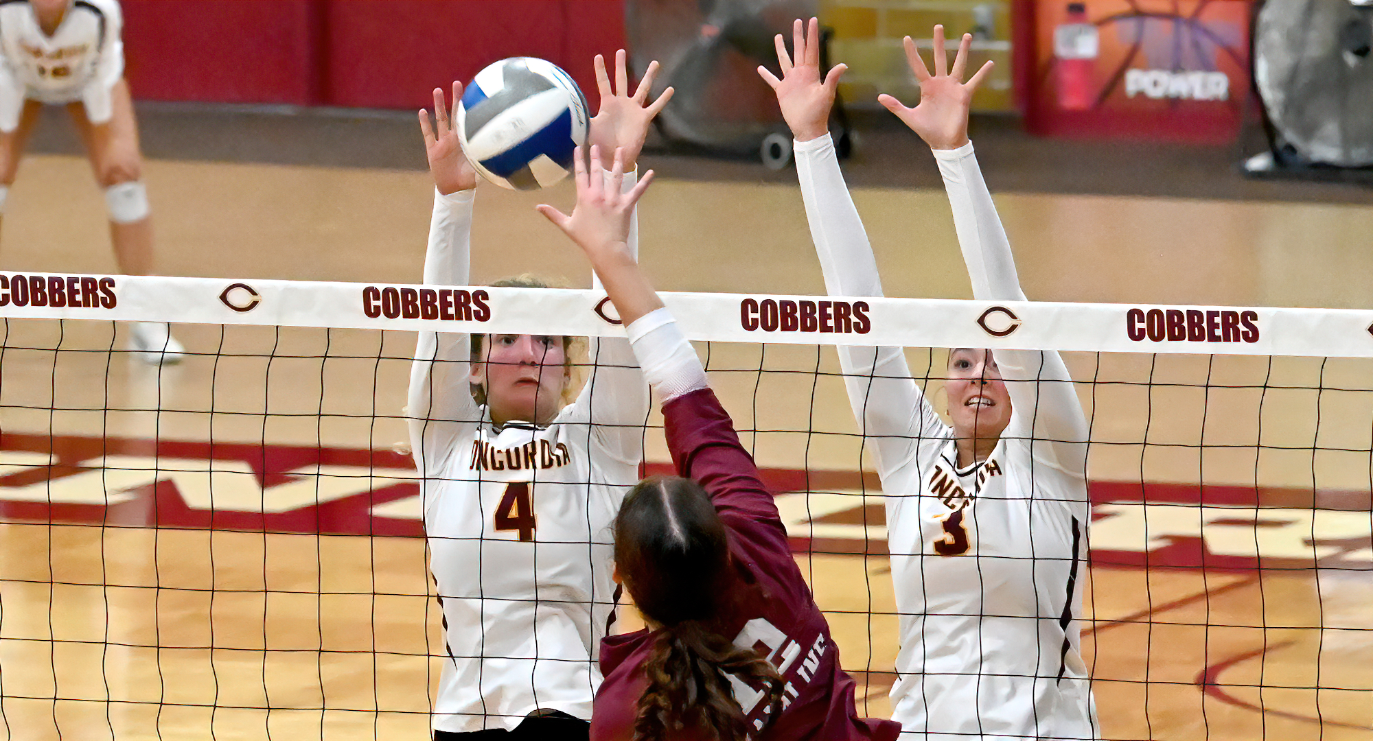 Maria Watt (#4) was named to the Wis.-Stevens Point Pointer Invitational All-Tournament Team.