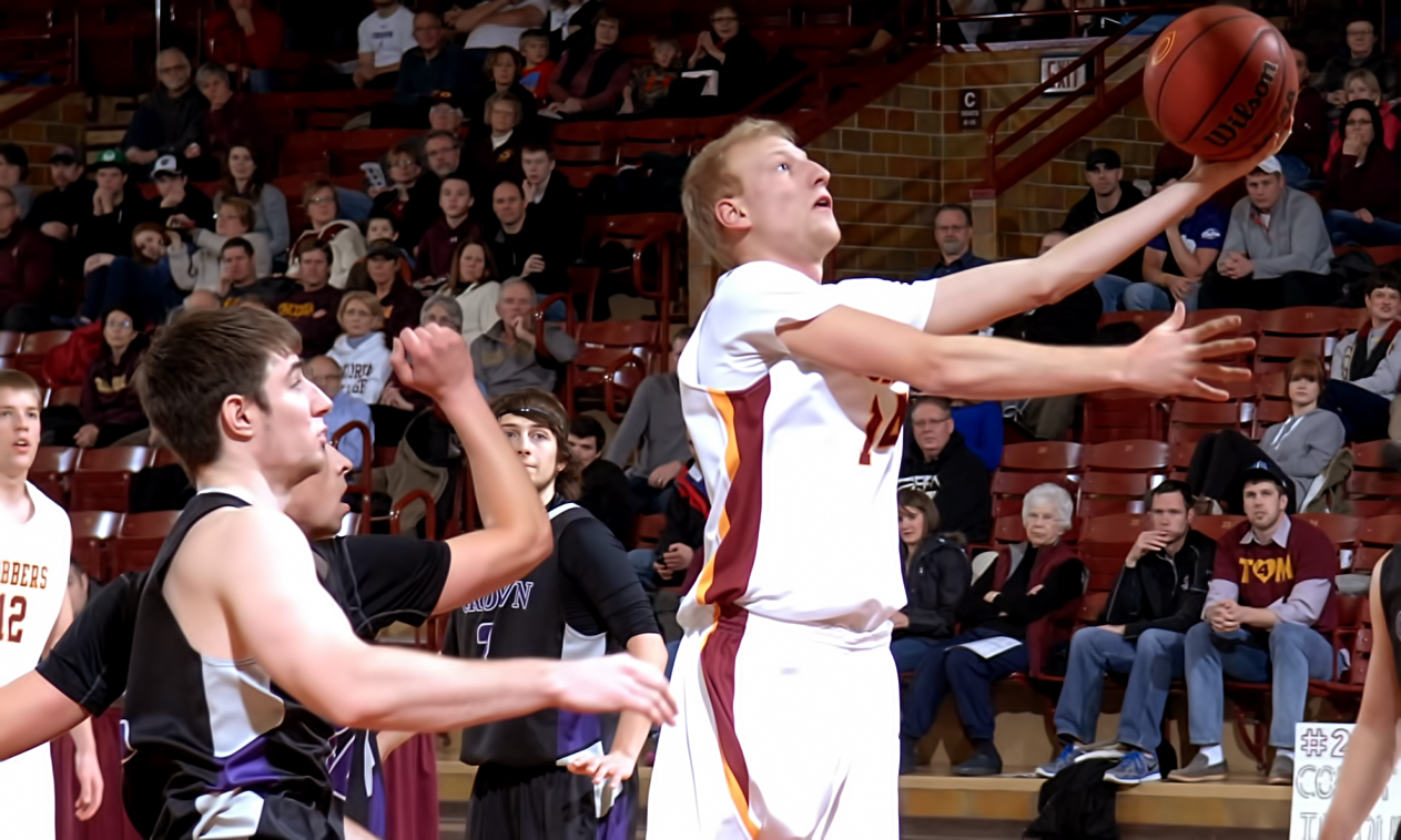 Senior Corey Abbas had a career-high 12 points in the Cobbers' loss at Northwestern.