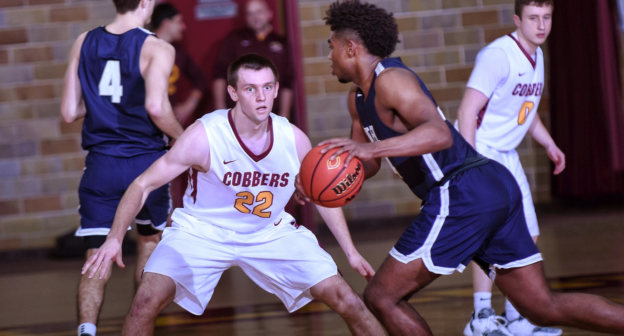 Junior Jacob Fredrickson scored a career-high 15 points in the Cobbers' game with Bethel.