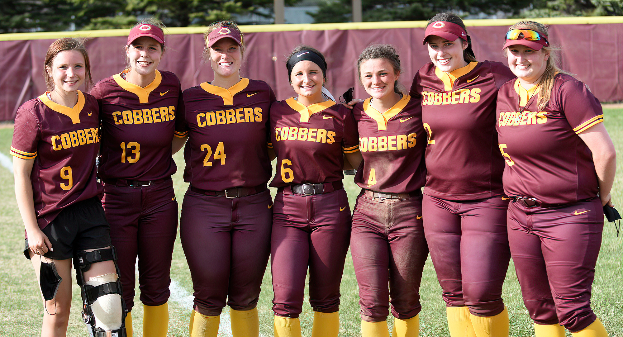 The seven Cobber seniors played their final DH at home and came up with a huge sweep to stay in the race for the final MIAC playoff spot.