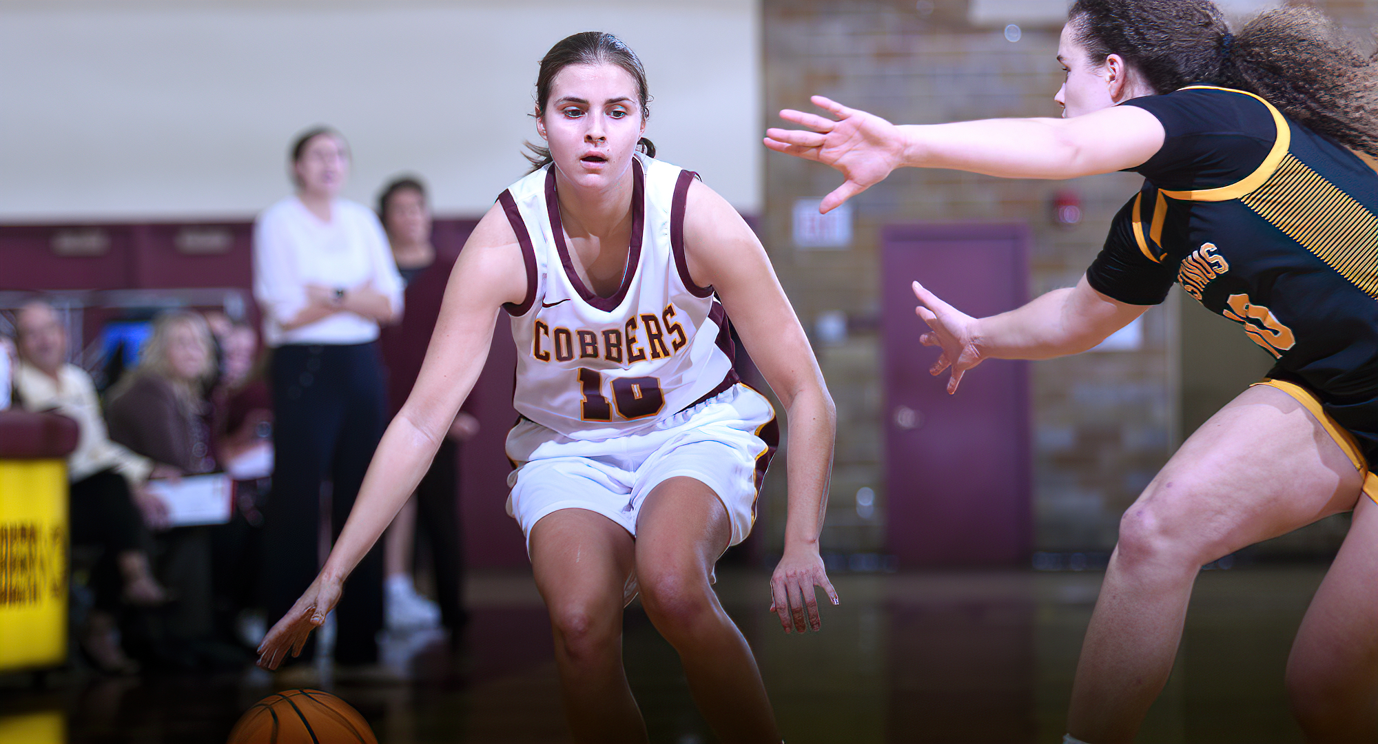 Sophomore Carlee Sieben went 5-for-9 from 3-point range and finished with a game-high 24 points in the Cobbers' game at Augsburg.