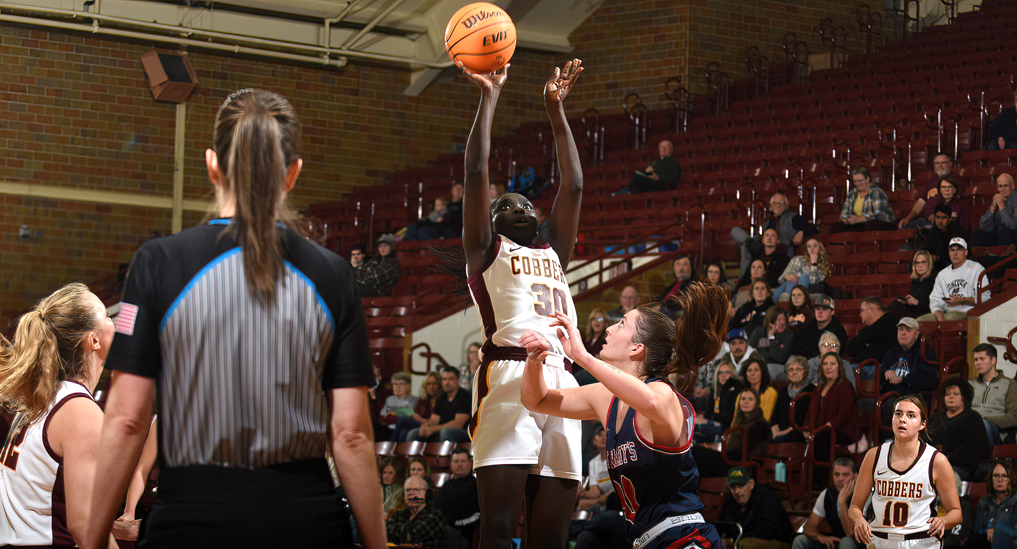 Mary Sem scored a season0high 11 points in the Cobbers' win at St. Mary's. She was one of four players with at least 10 points.