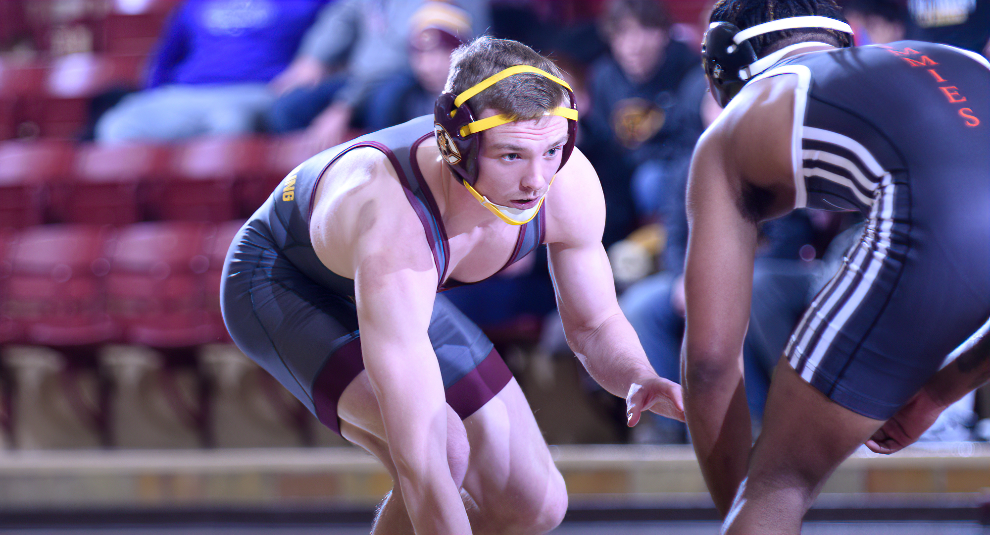 Senior Cade Lundeen was one of four Cobber wrestlers to win weight-class titles at the season-opening Jimmie Open. He went 4-0 at 141.