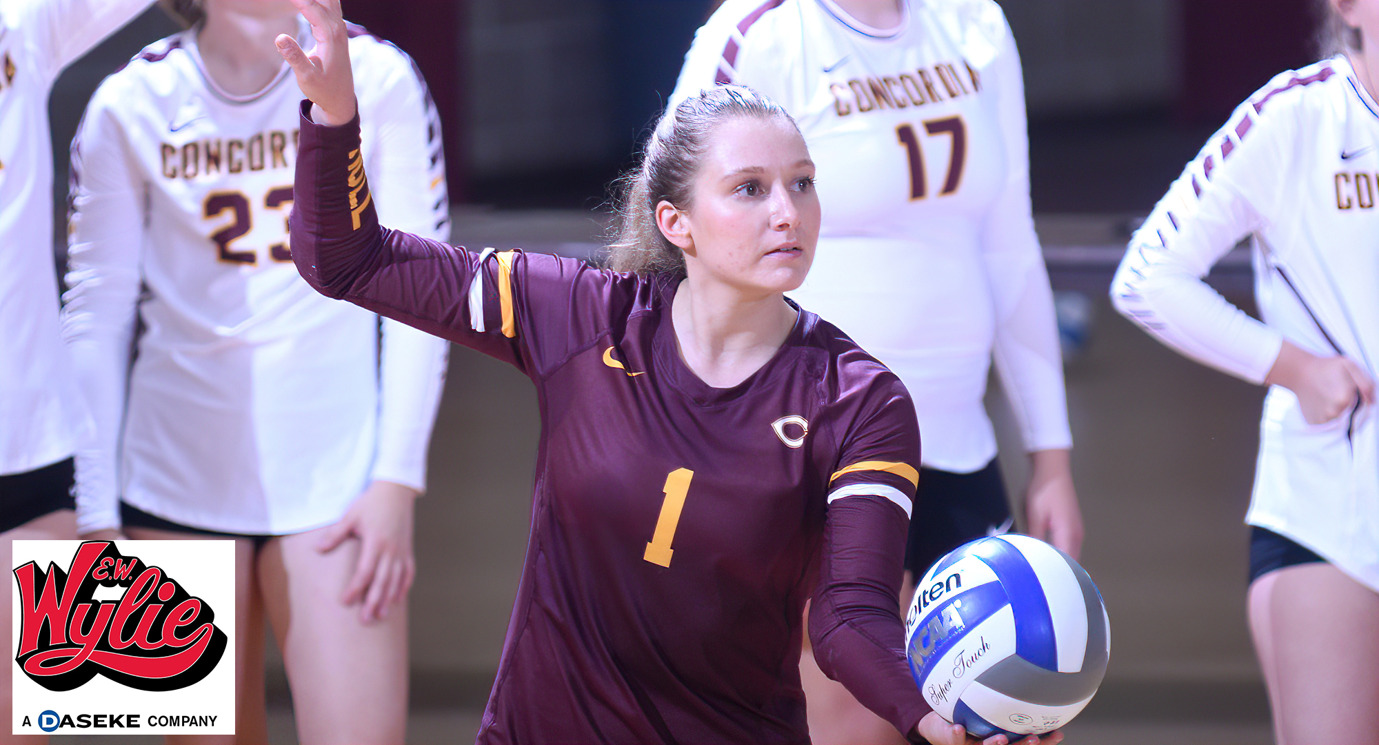 Senior Chloe Markovic led the Cobber ace attack on Day 1 at UW Eau-Claire. She had five aces in CC's win over Buena Vista.