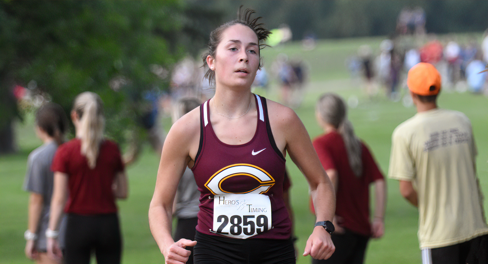 Isabel Fredrickson led Concordia at the NCAA North Regional Meet. She clocked a time of 23:28.29 and was one of two CC runners in the Top 100.